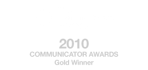 Communicator Awards 2010 Gold Winner