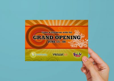 Custom Postcard for Church Grand Opening