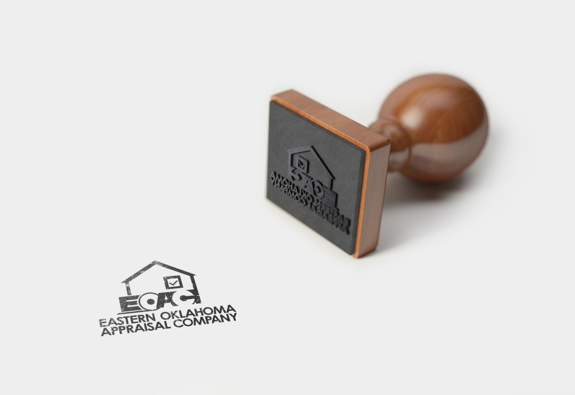 Eastern Oklahoma Appraisal Company Brand Development Rubber Stamp