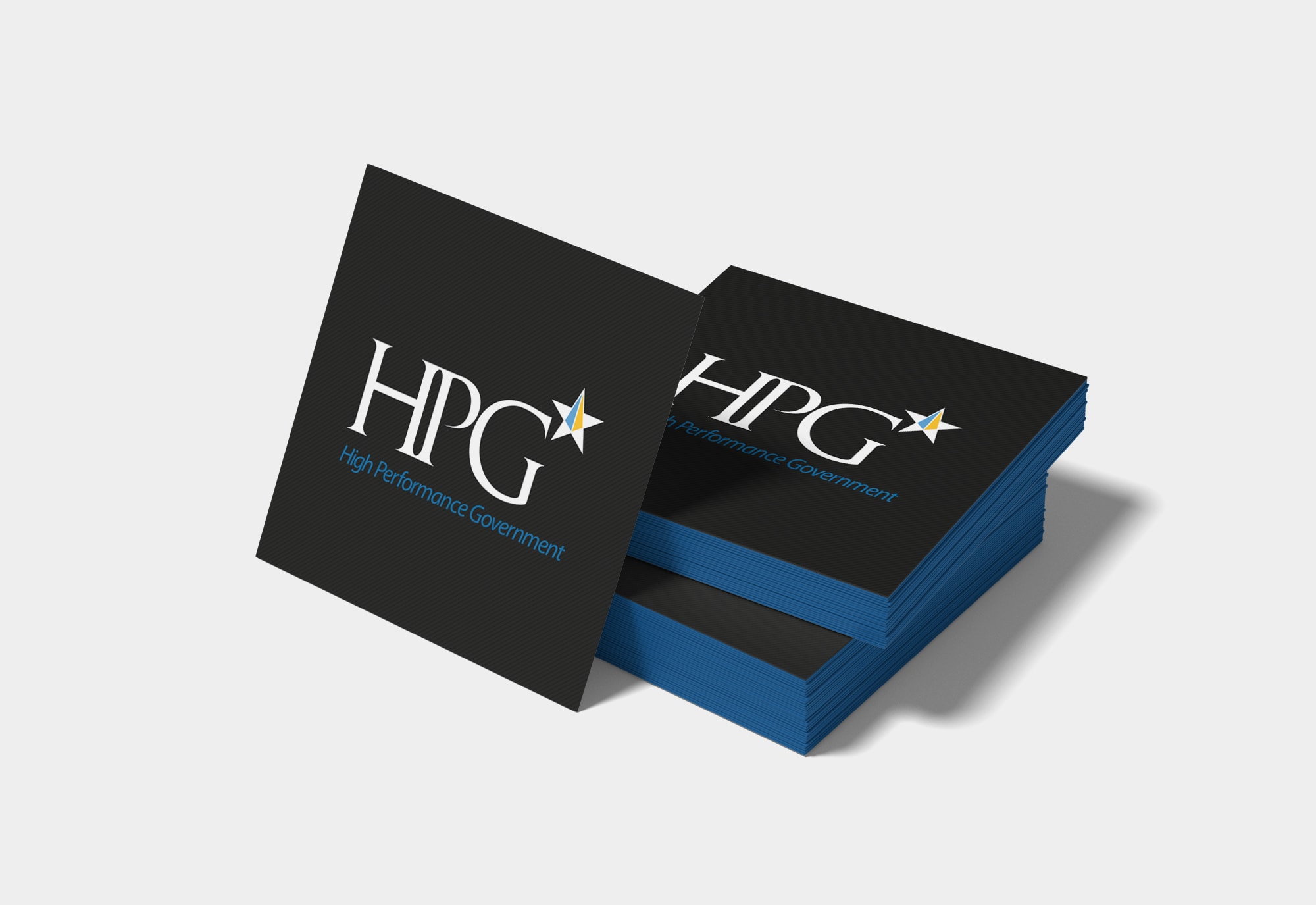 HPG Logo Design on Cards