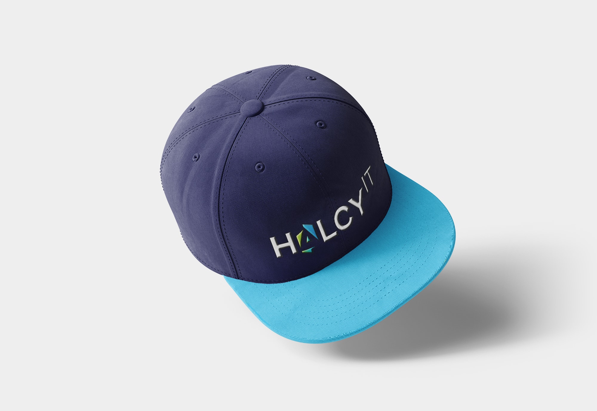 HalcyIT Logo Design on Baseball Cap