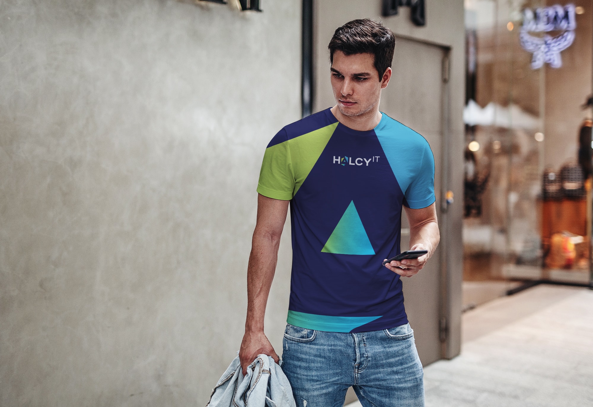 HalcyIT Logo Design on Tee