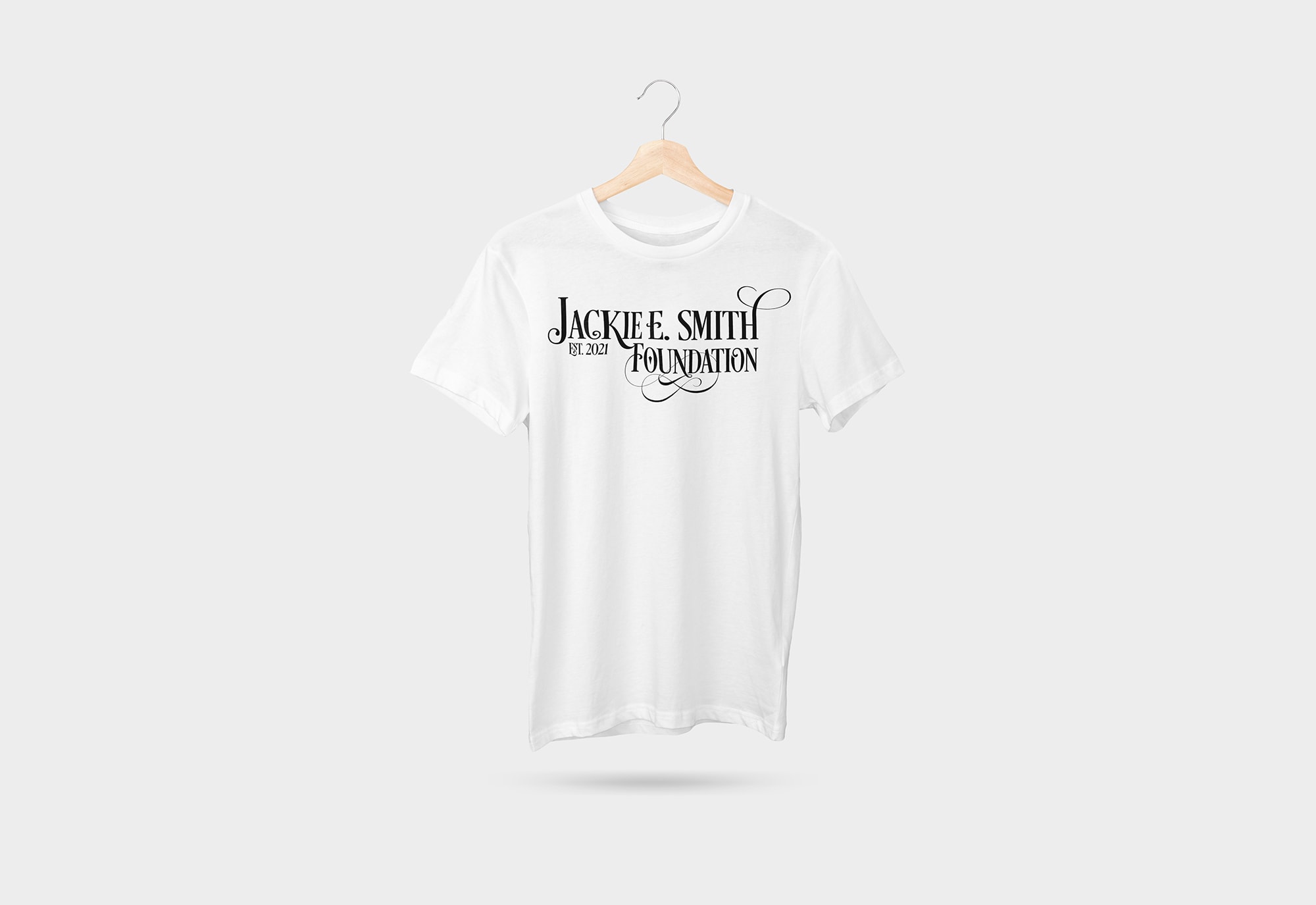 Jackie E. Smith Foundation Logo Design on Tee