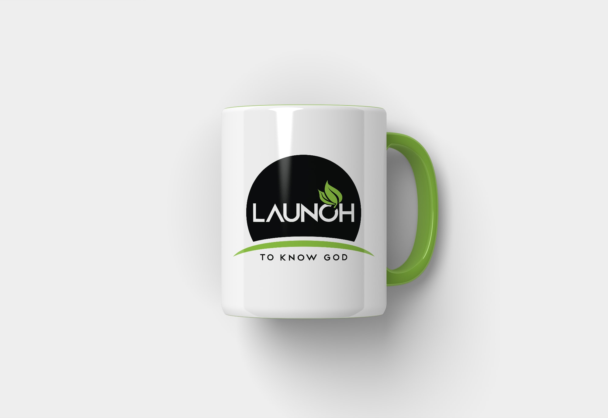 Launch Logo Design on Mug by Matcha Design
