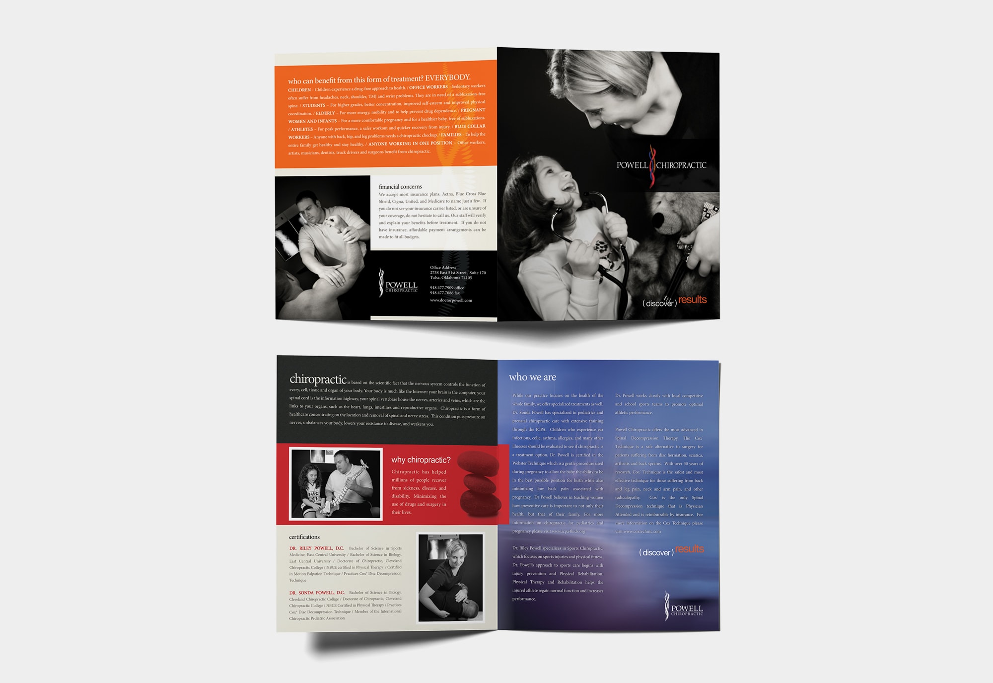 Powell Chiropractic Brand Development Brochure