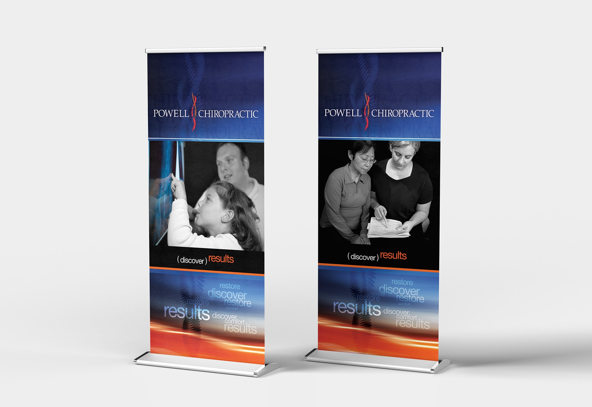 Powell Chiropractic Brand Development Trade show Banners