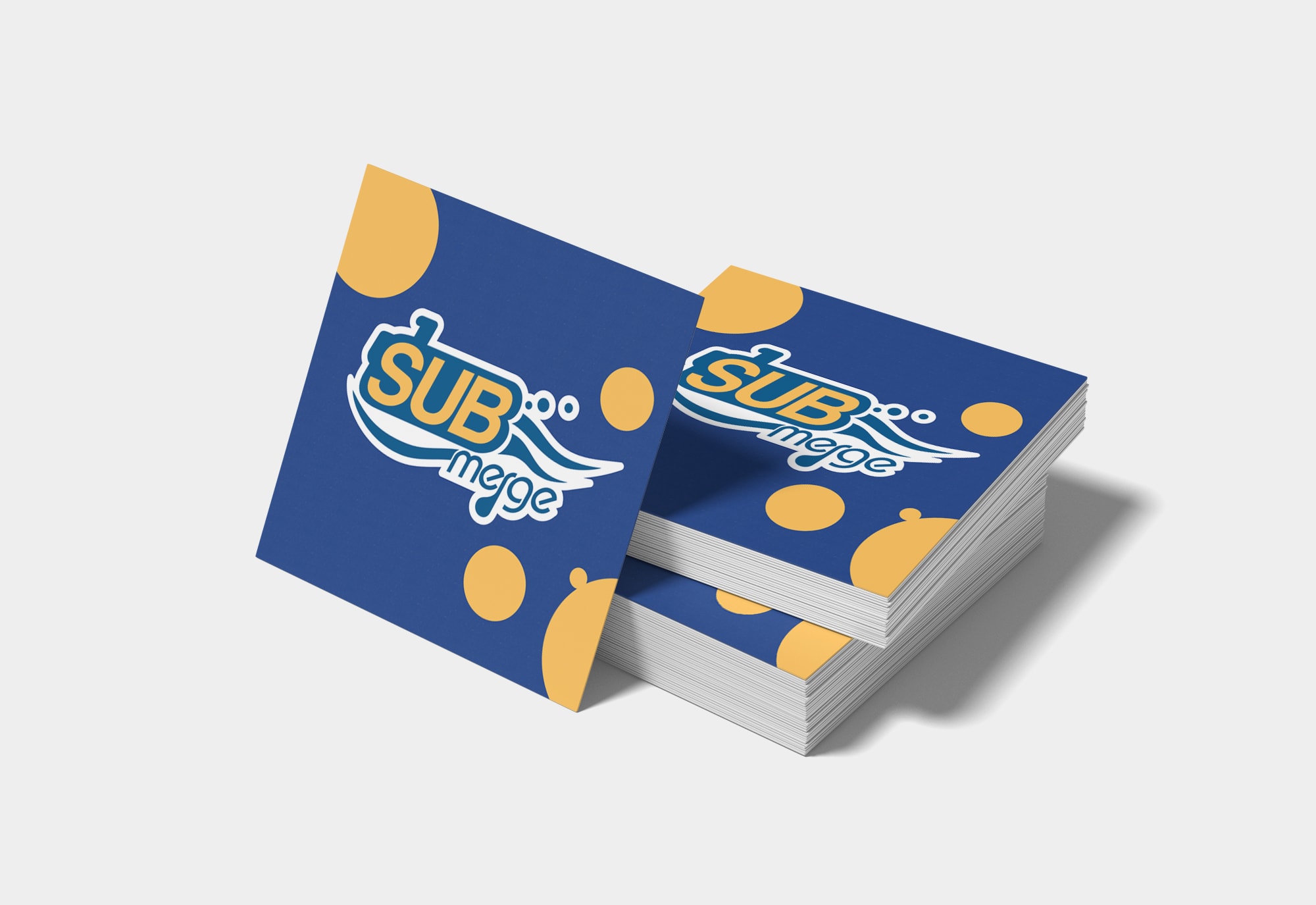 SUBmerge Logo Design on Card