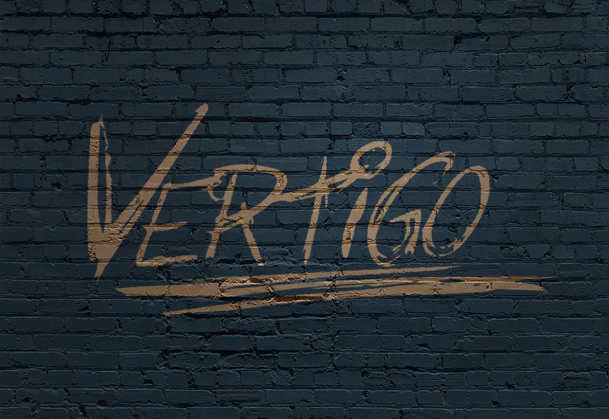 Vertigo Logo Design Signage