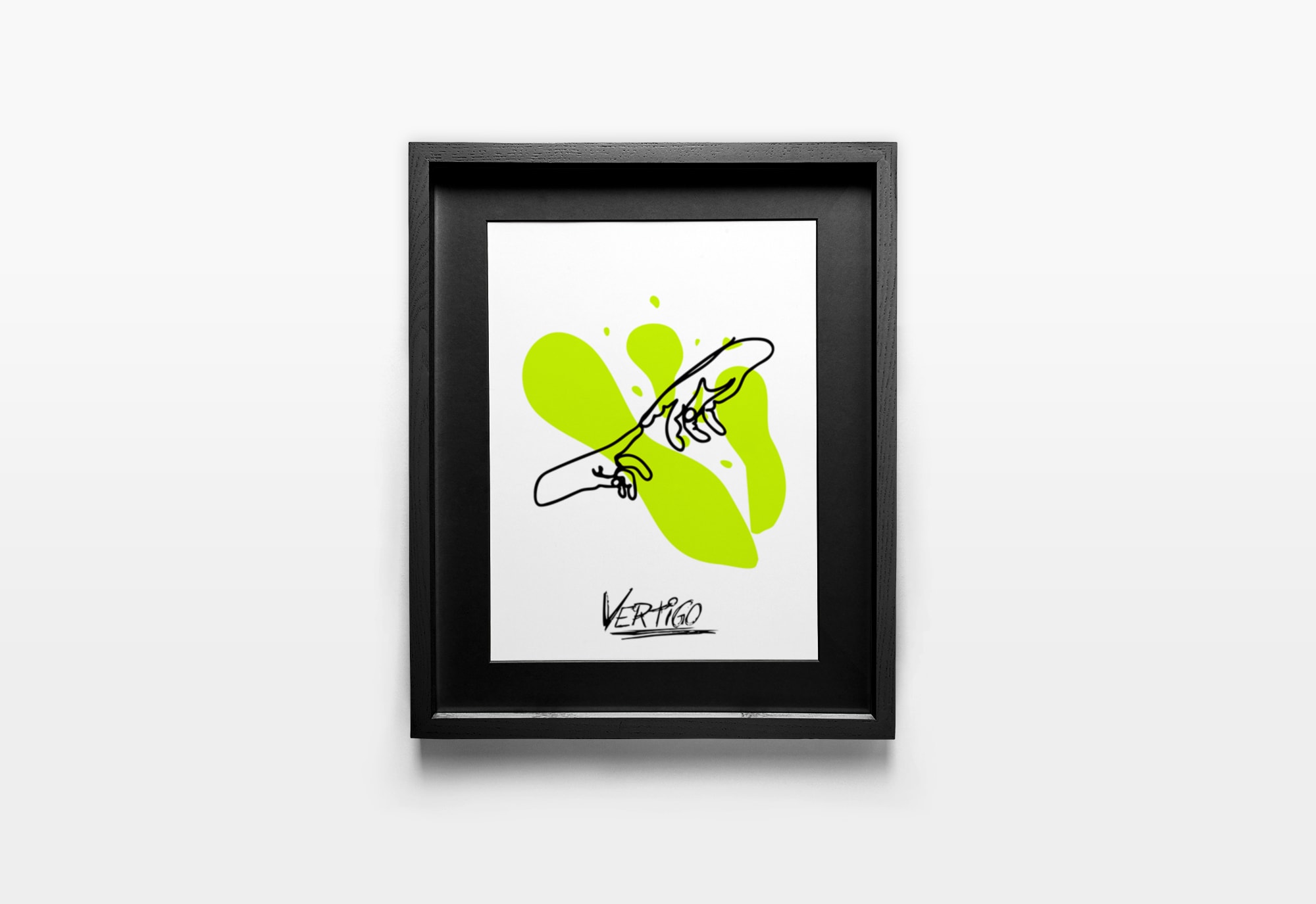 Vertigo Logo Design on Poster