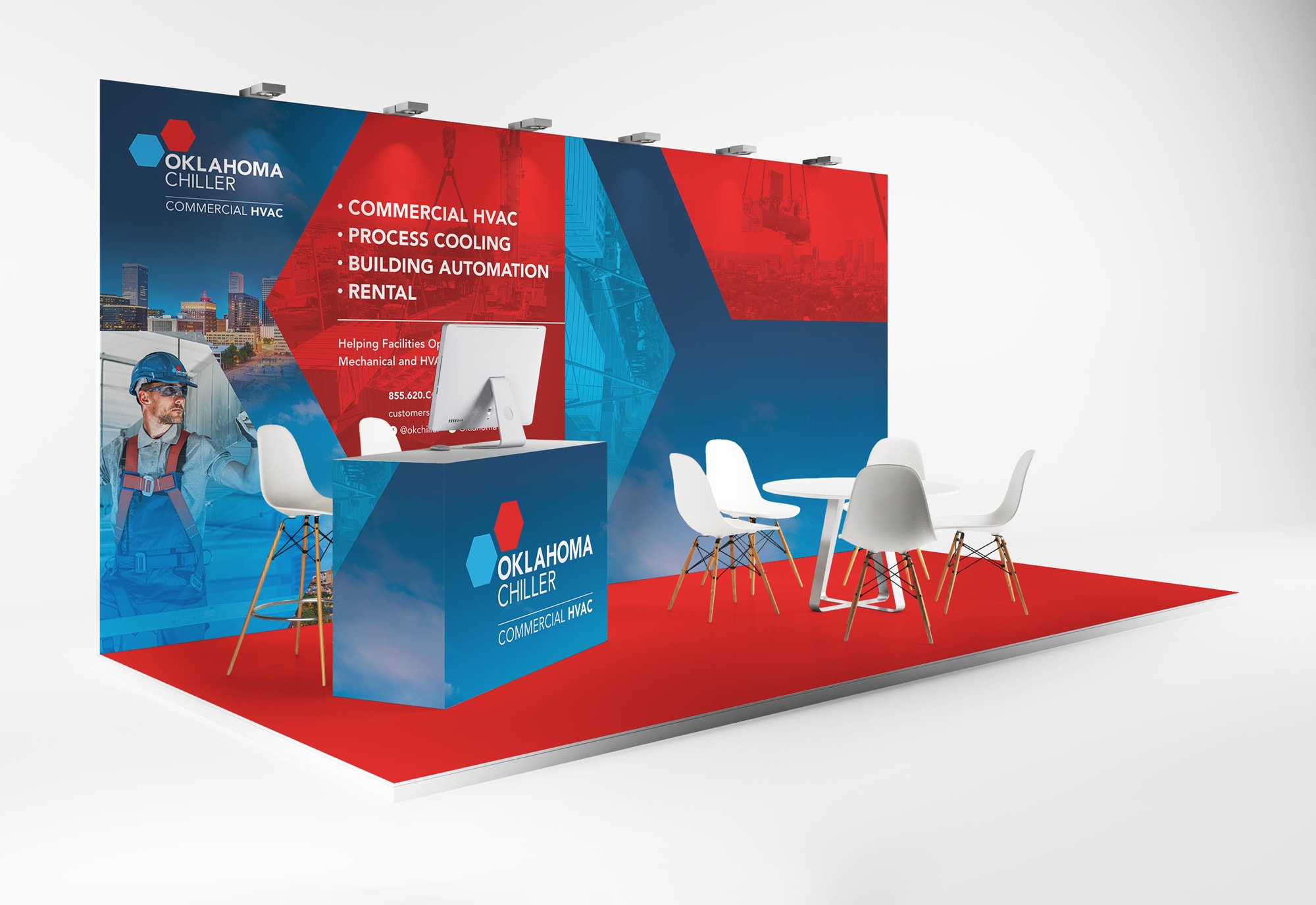Oklahoma Chiller Trade Show Booth