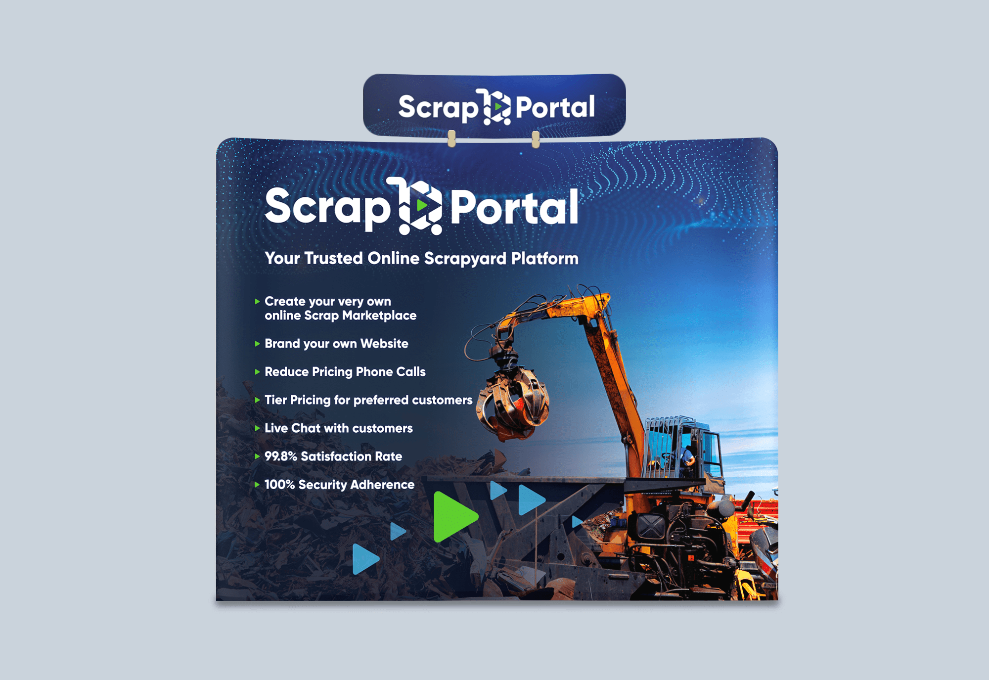 ScrapPortal.io Trade Show Booth