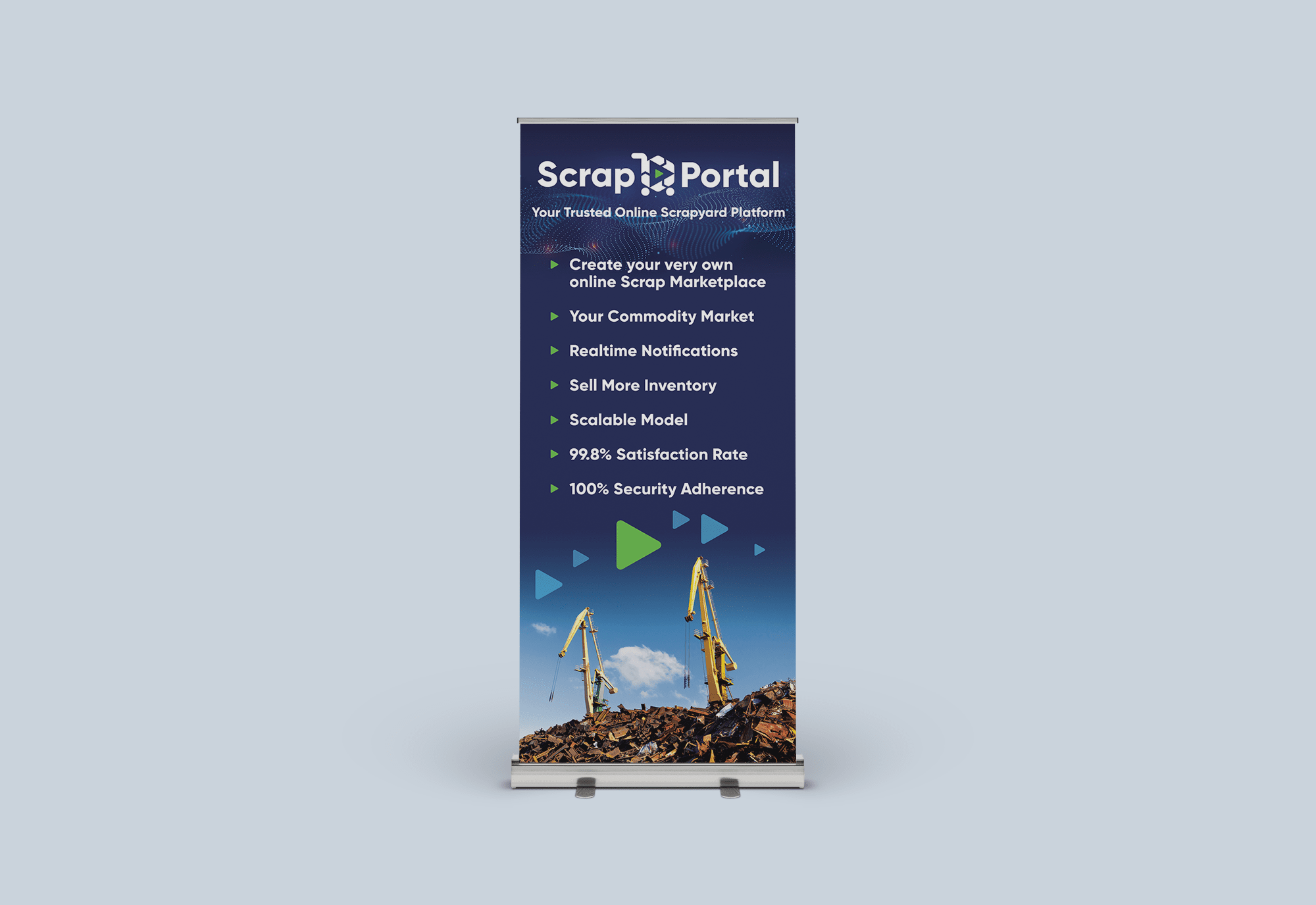ScrapPortal.io Trade Show Booth