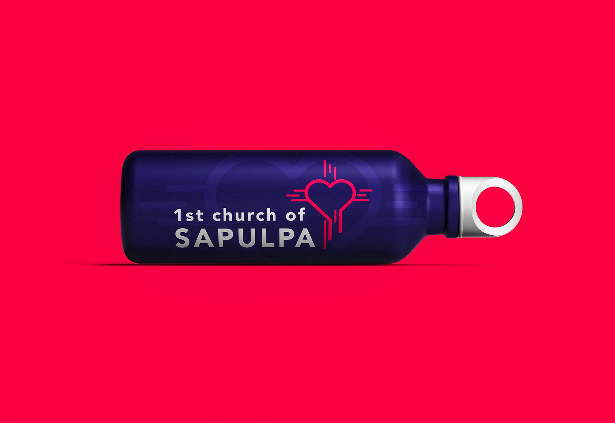 1st Church of Sapulpa Bottle by Matcha Design