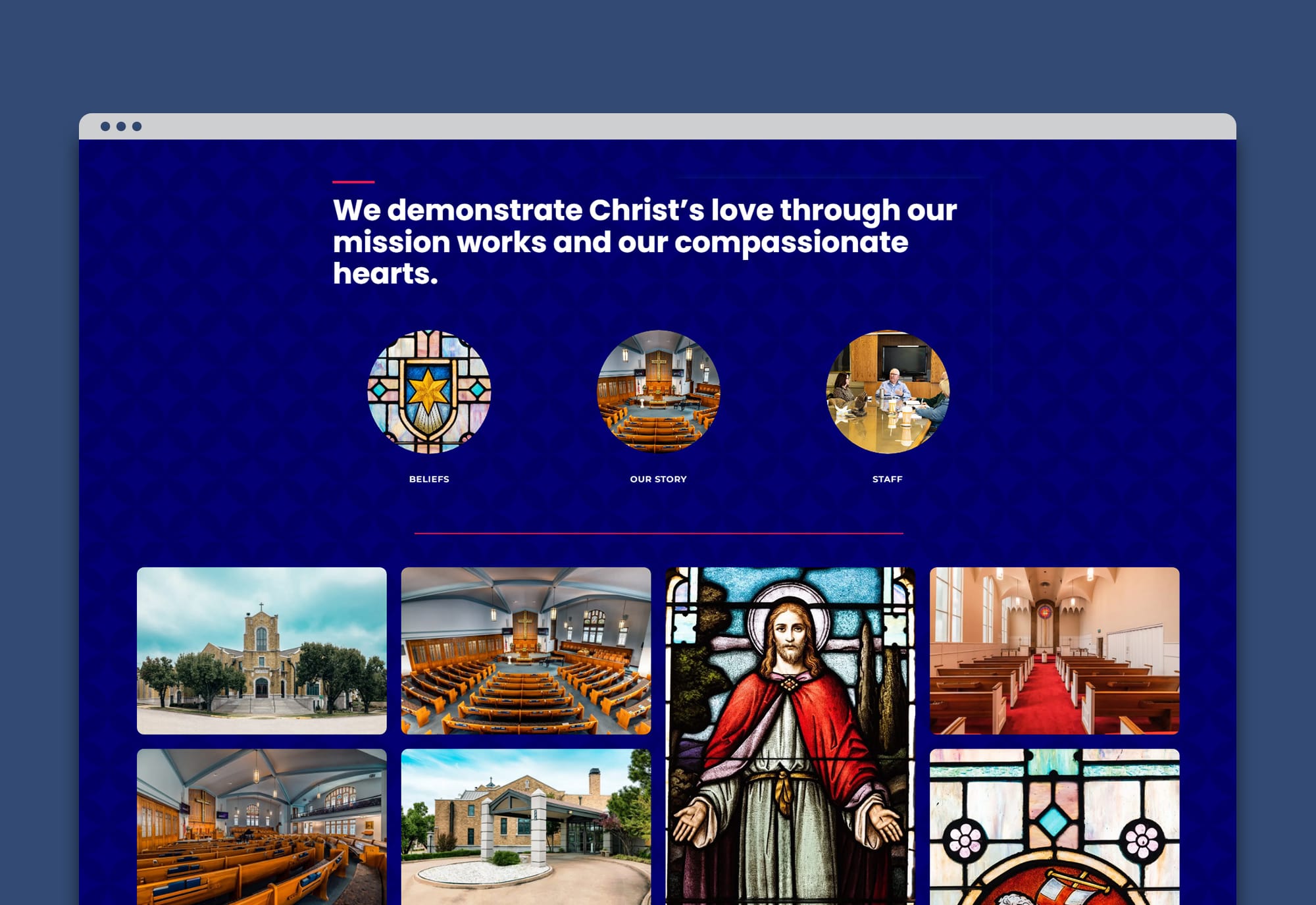 1st Church of Sapulpa Website Design by Matcha Design