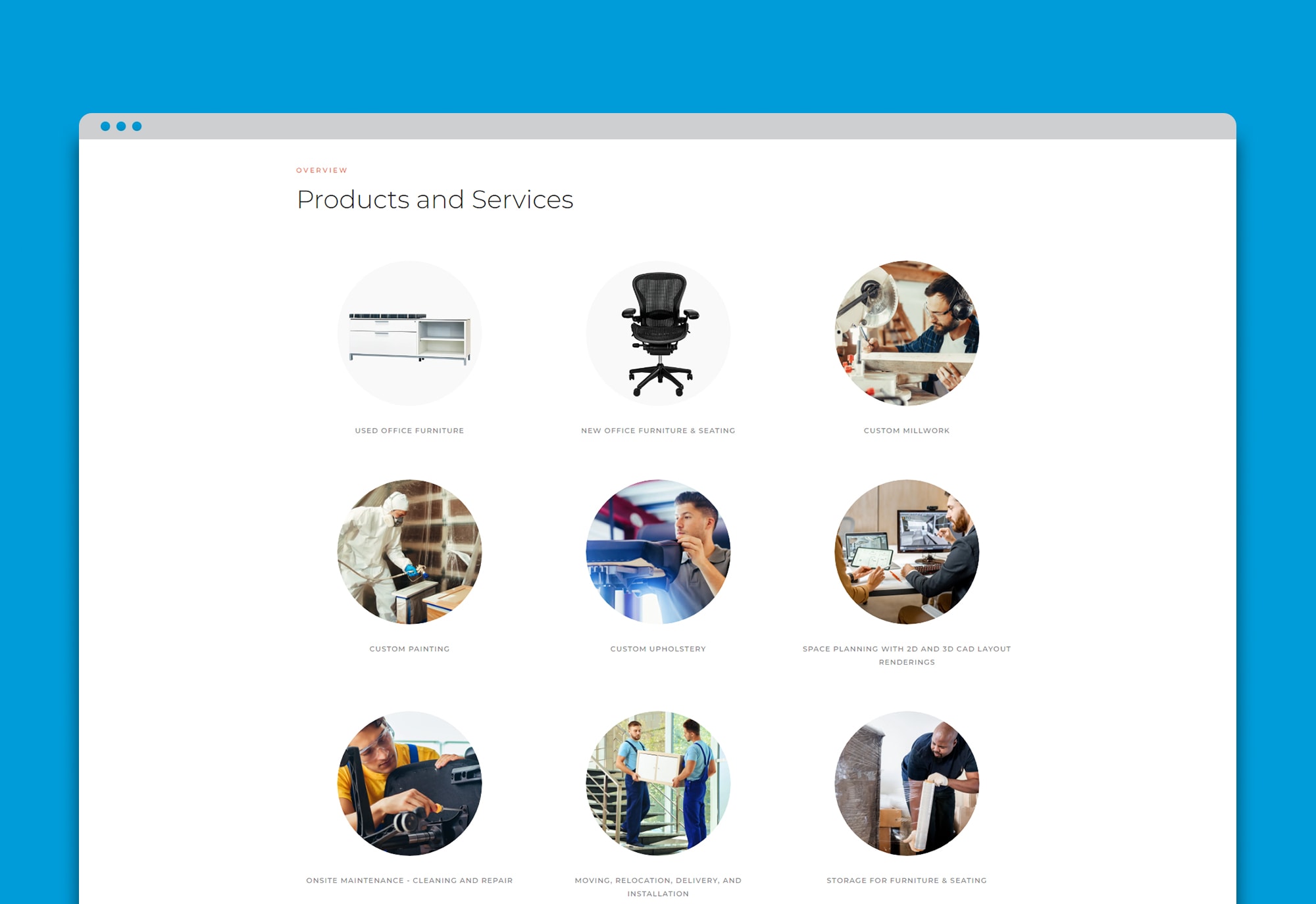 Pro Office Furniture Website