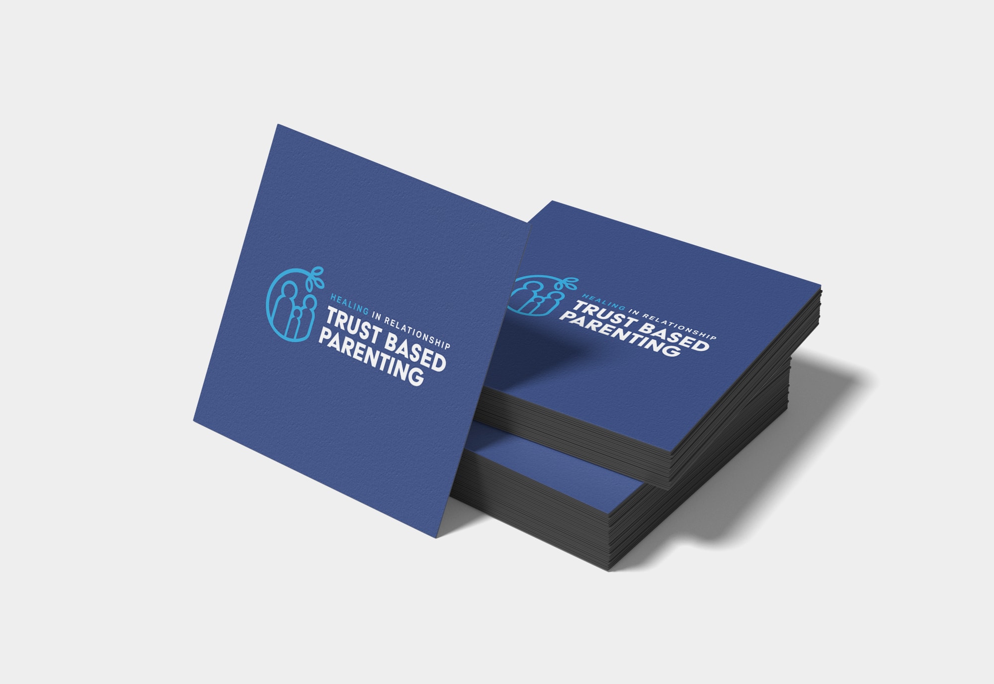 Trust Based Parenting Logo Card Design