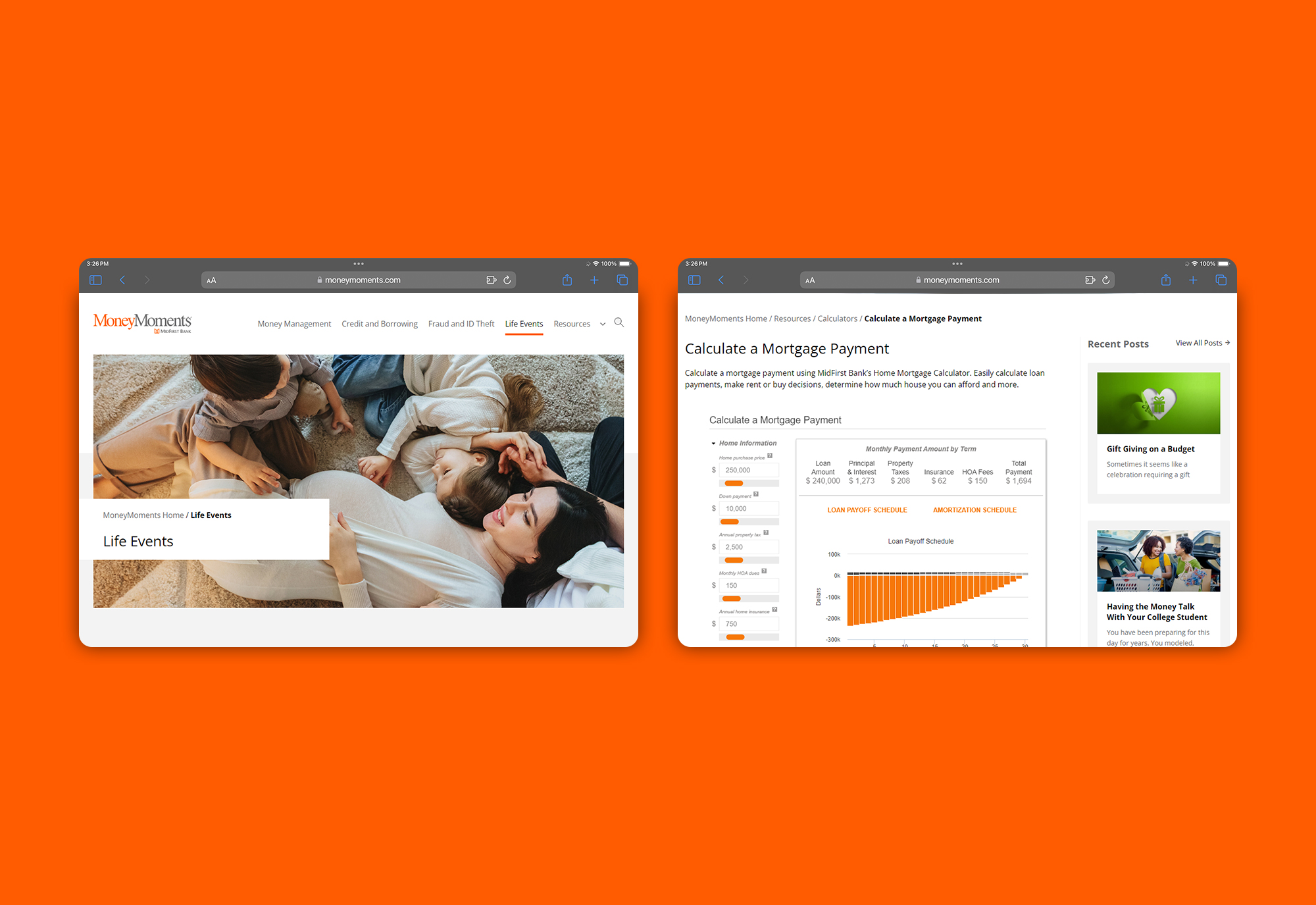 MoneyMoments Website Design &amp; Development by Matcha Design