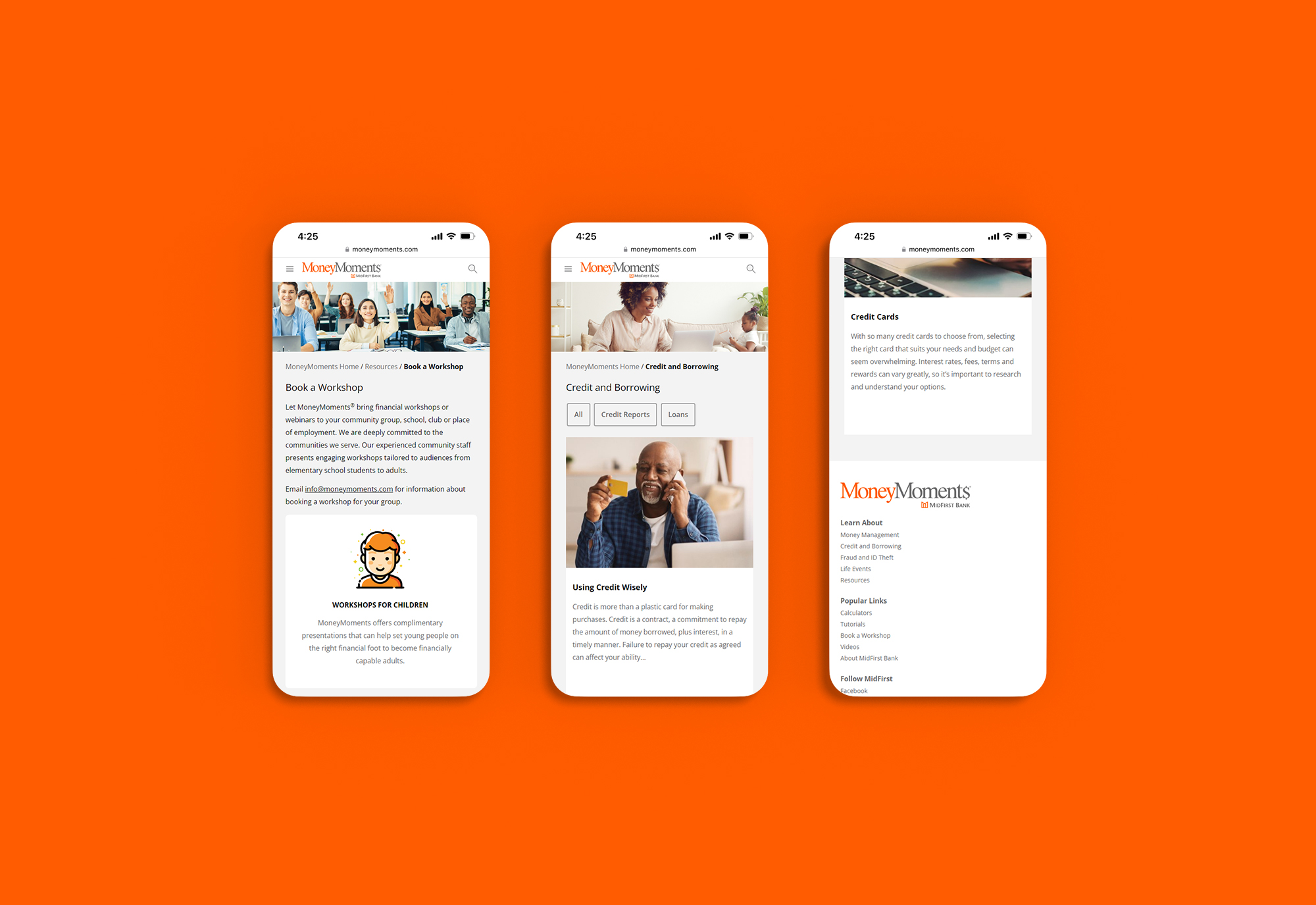 MoneyMoments Website Design &amp; Development by Matcha Design