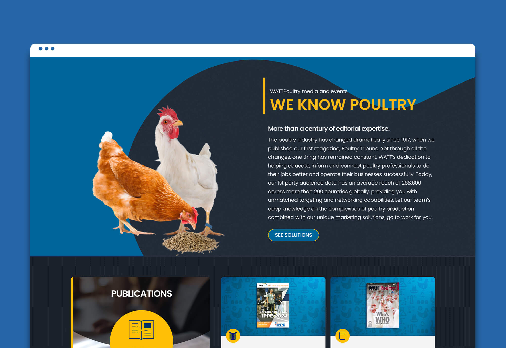 WATT Global Media Website Design &amp; Development by Matcha Design