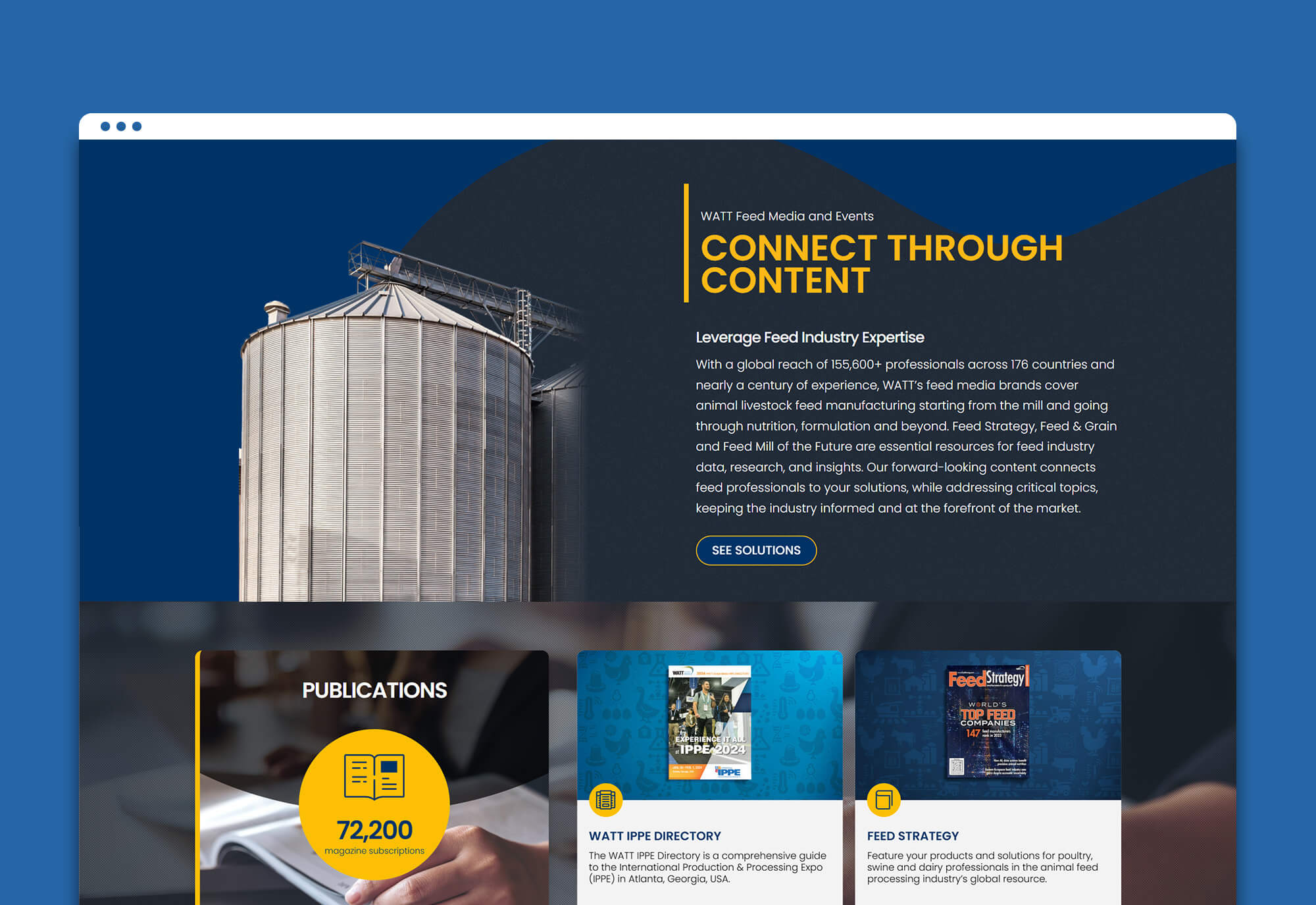 WATT Global Media Website Design &amp; Development by Matcha Design