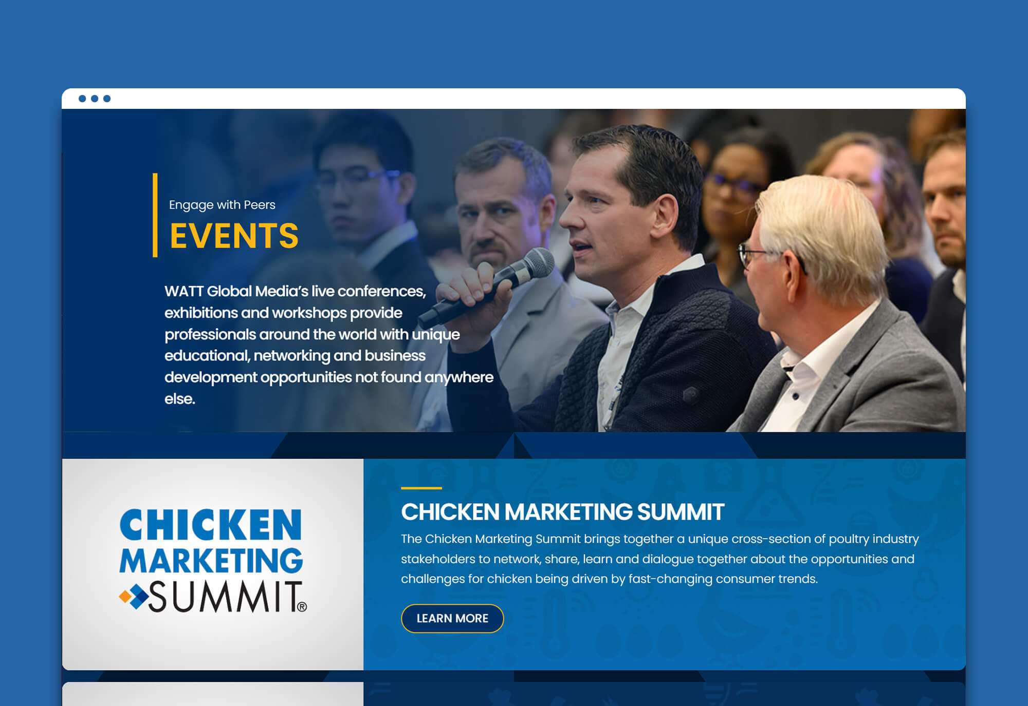 WATT Global Media Website Design &amp; Development by Matcha Design